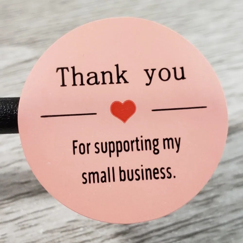 8/$20 100ct Thank You Stickers Round 1